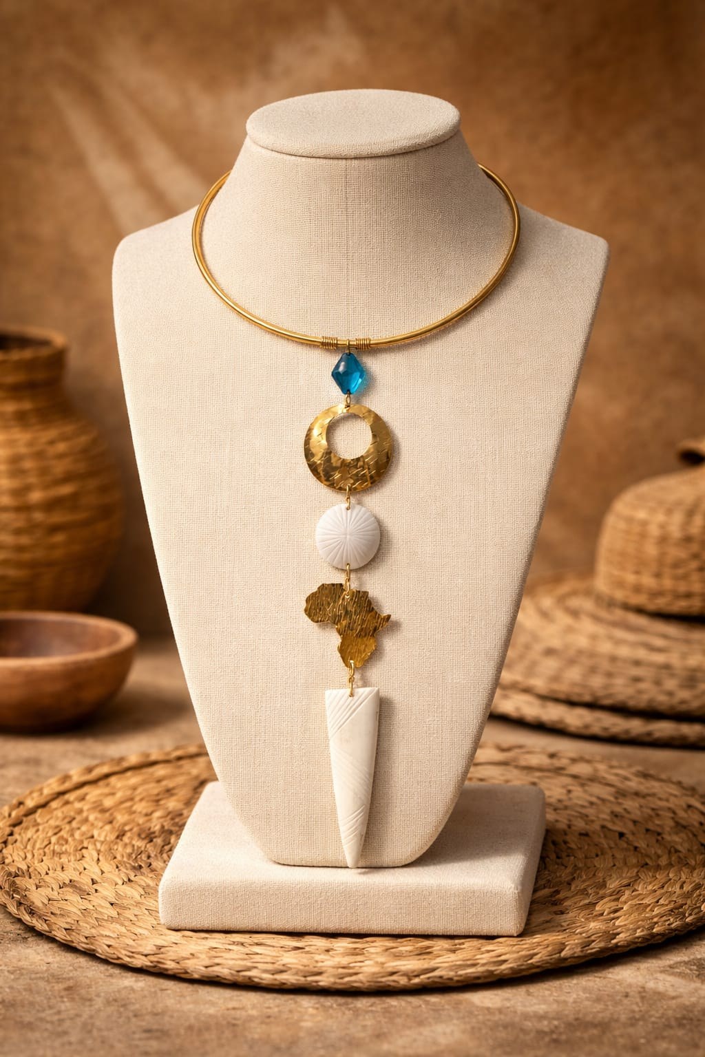 Heritage of Africa Statement Necklace