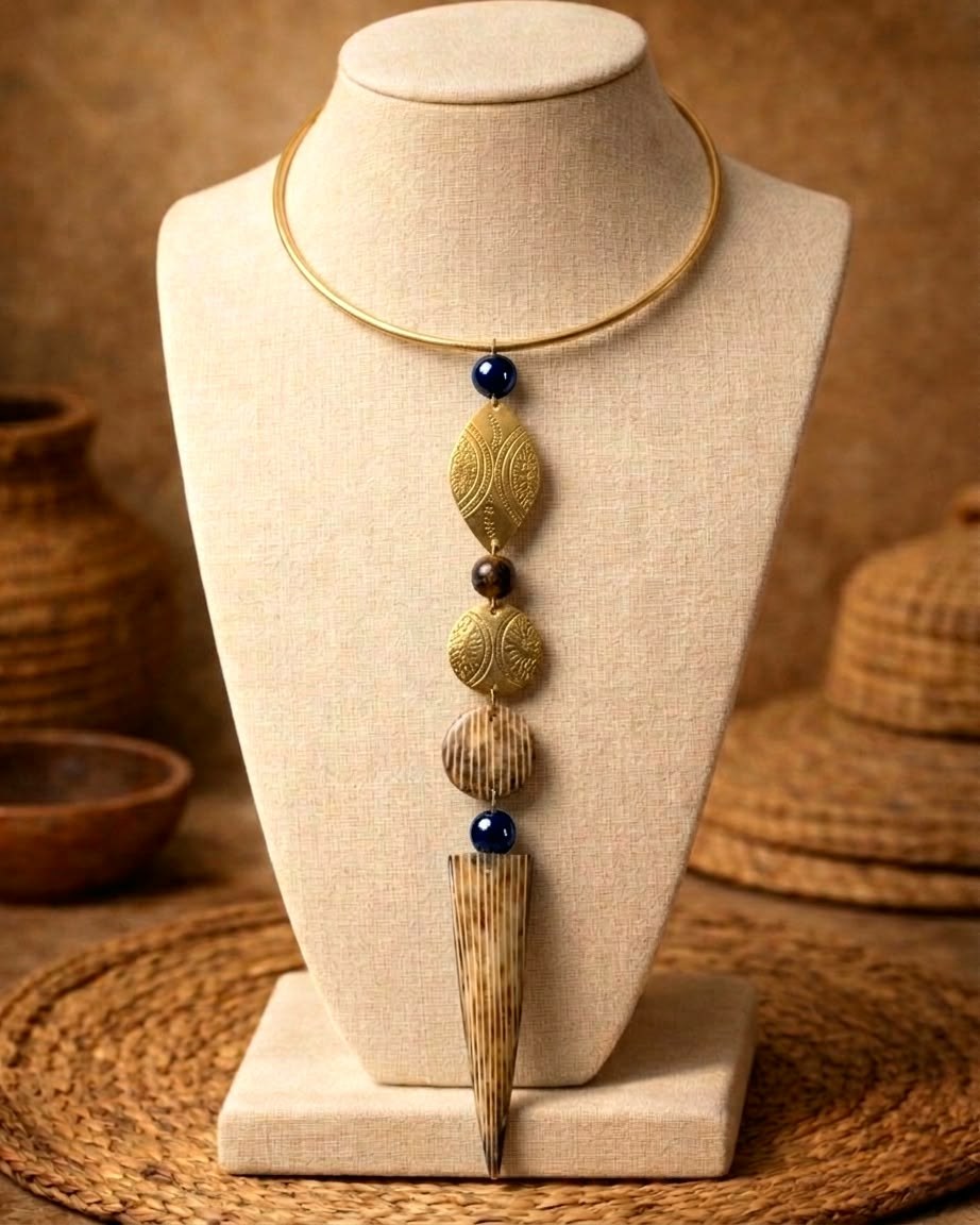 Nia Heritage Statement Necklace