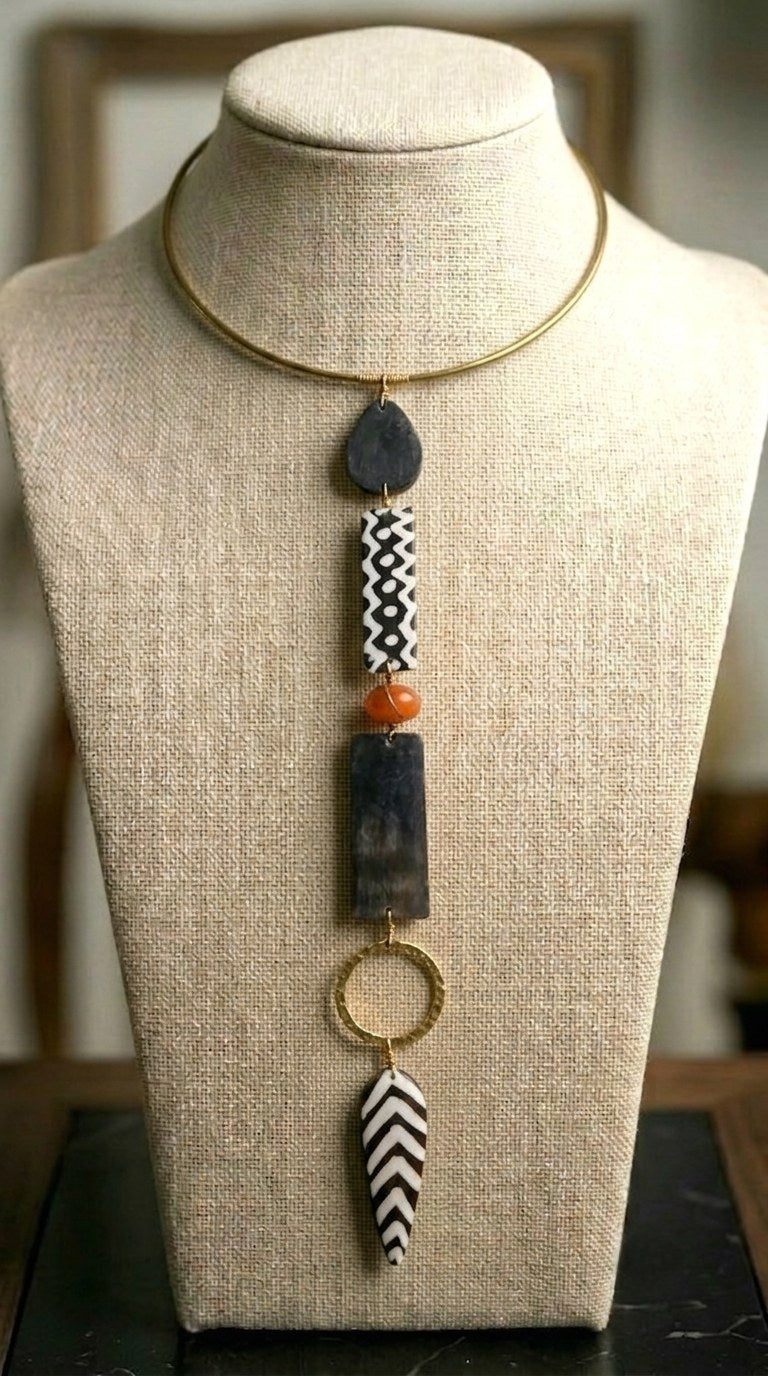Mizizi Batik Necklace