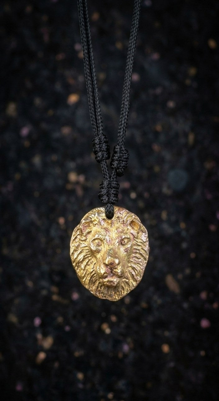Simba Brass Pendant