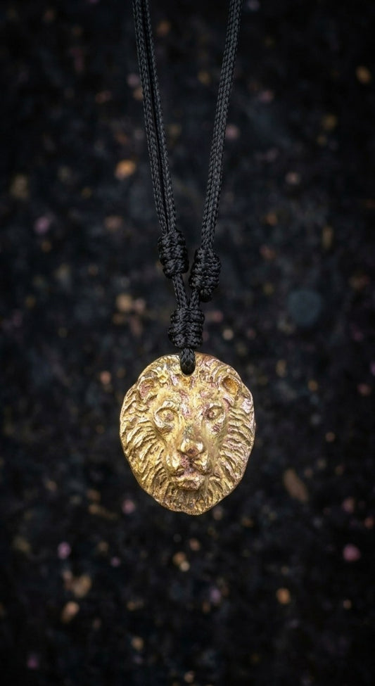 Simba Brass Pendant