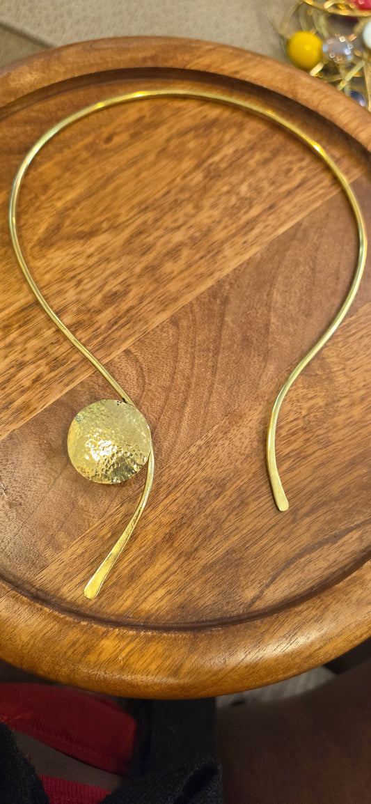Mwanga Brass Choker