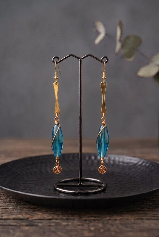 Glass Drop Earrings