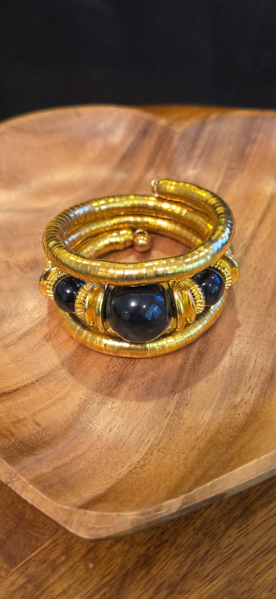 Spiral Beaded Bracelet