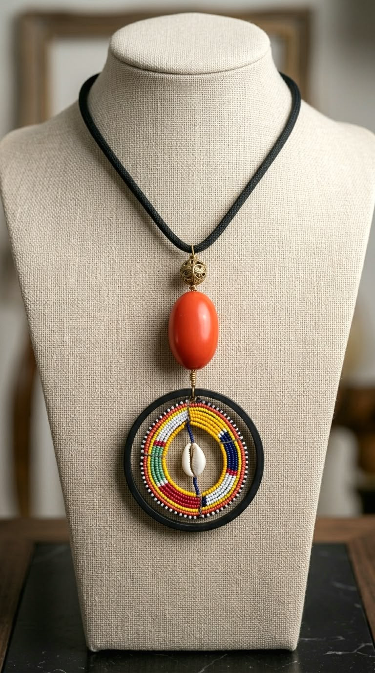 Amani Cowrie Necklace