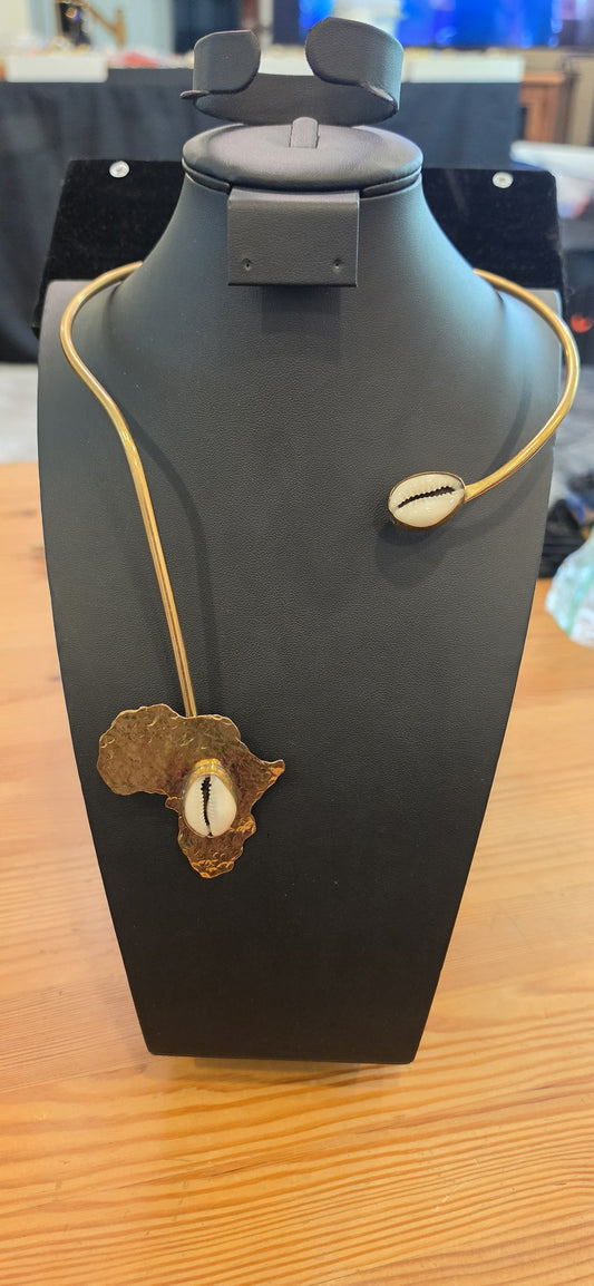 Motherland Cowrie Choker Necklace