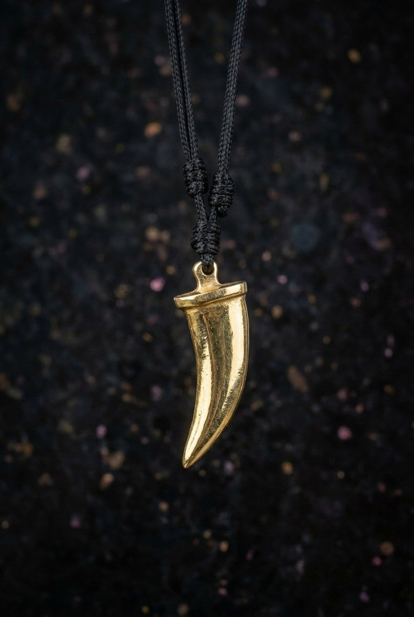 Pembe Brass Pendant Necklace