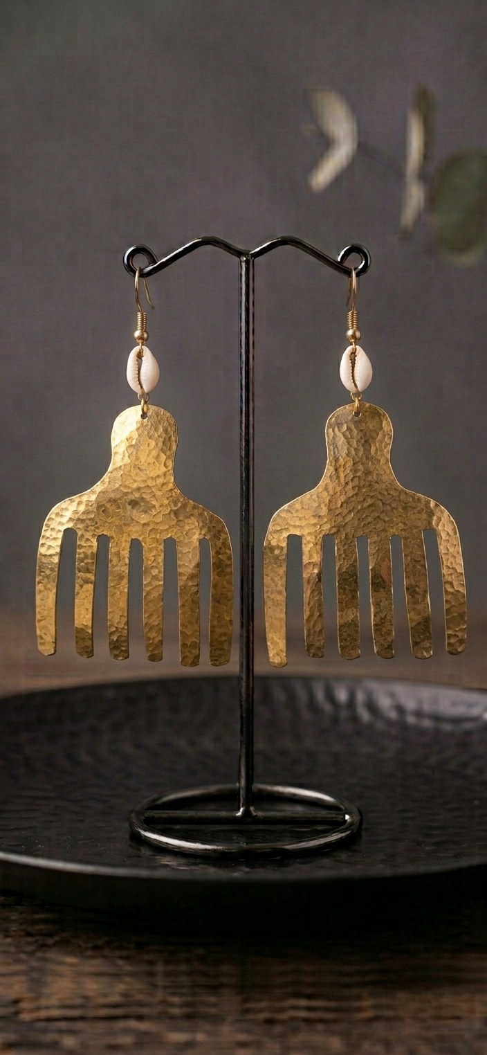 Hammered Afro Comb