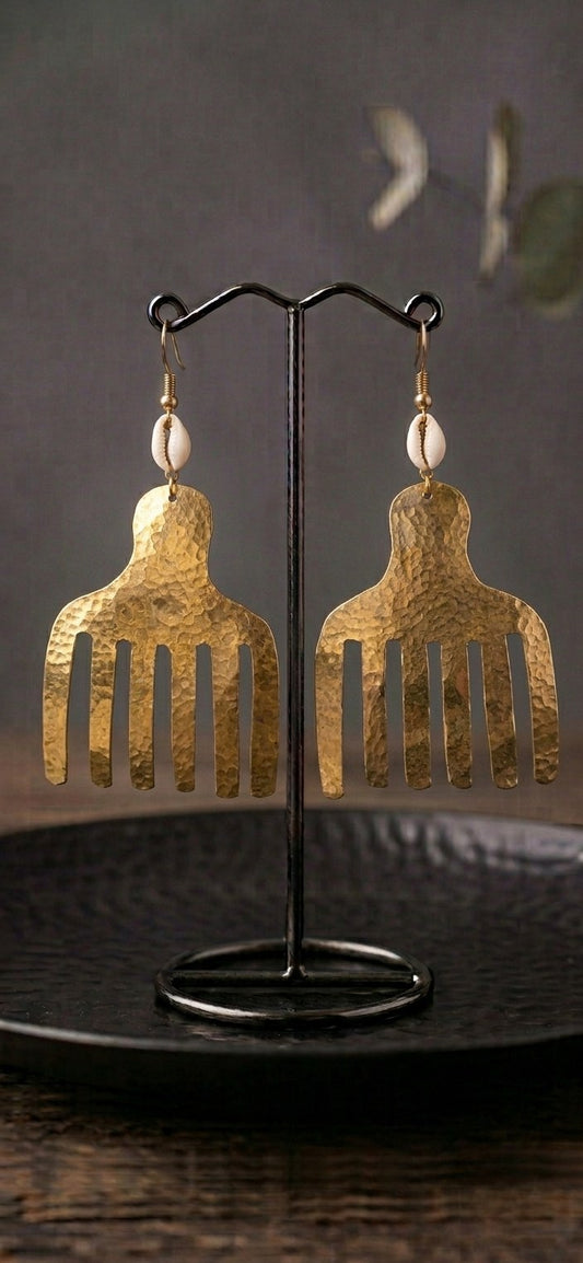 Hammered Afro Comb