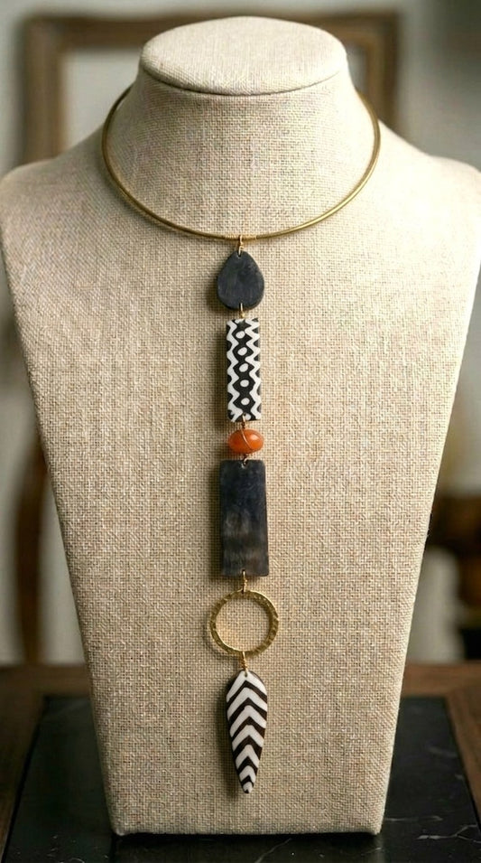 Mizizi Batik Necklace