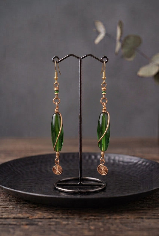 Glass Drop Earrings