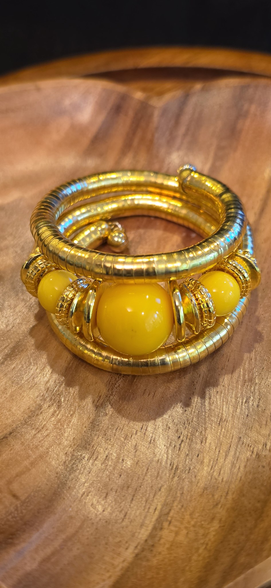 Spiral Beaded Bracelet