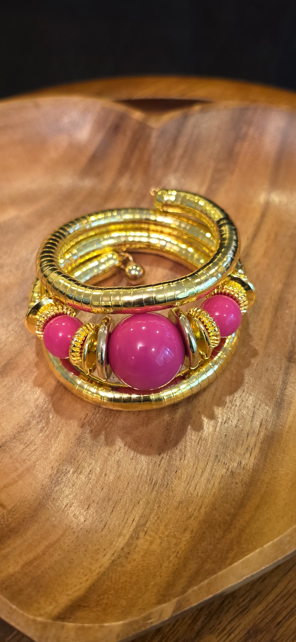 Spiral Beaded Bracelet