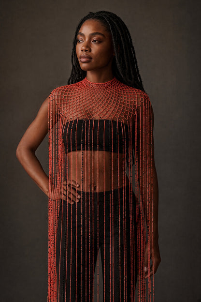 Beaded Cape Body Piece